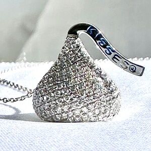Hershey's Kiss Diamond  Necklace   AUTHENTIC